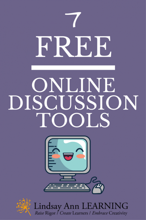 Free Online Discussion Tools for Secondary ELA