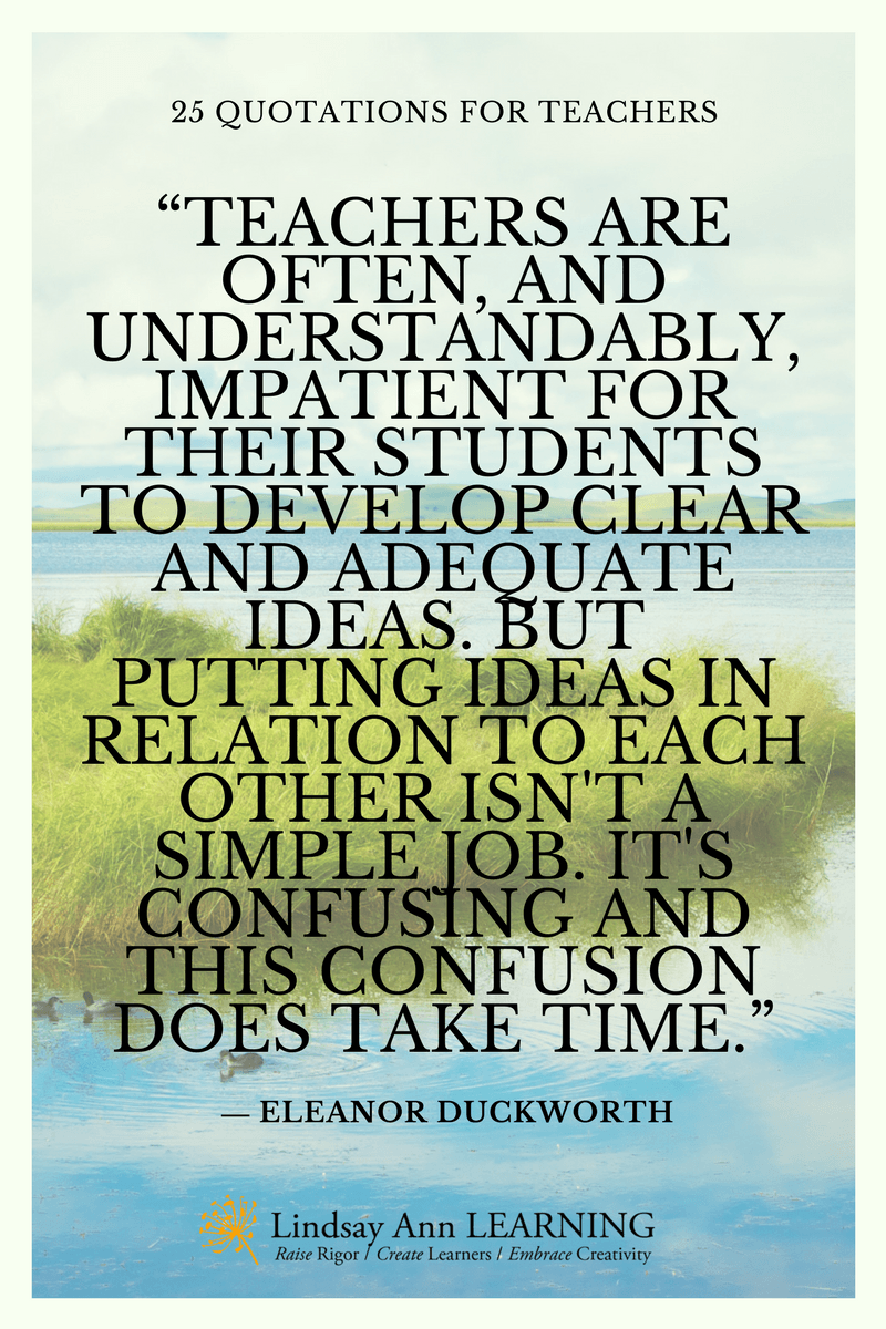 25 Quotes about Teaching | Lindsay Ann Learning English Teacher Blog
