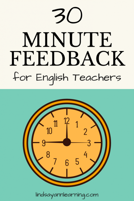 English Teachers, Save Time with Feedback Letters