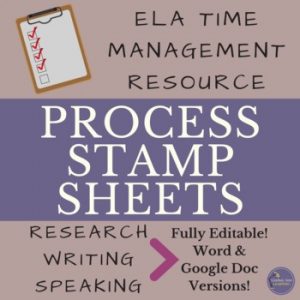 student-apathy-process-sheets