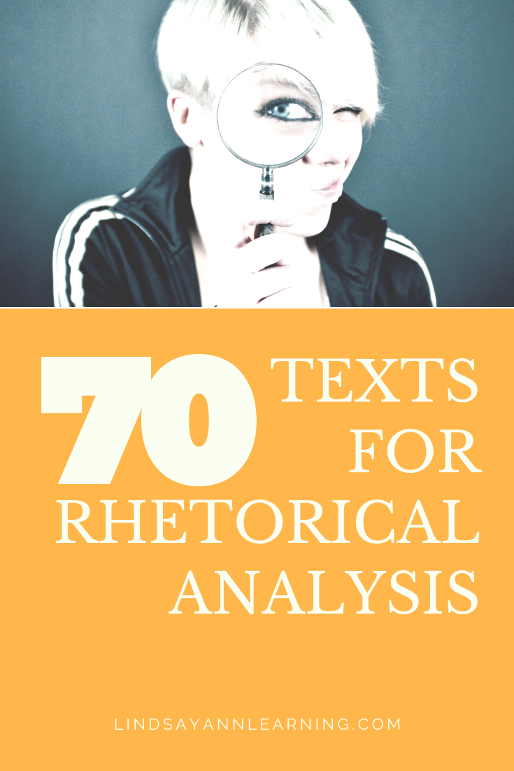 good rhetorical analysis essay topics
