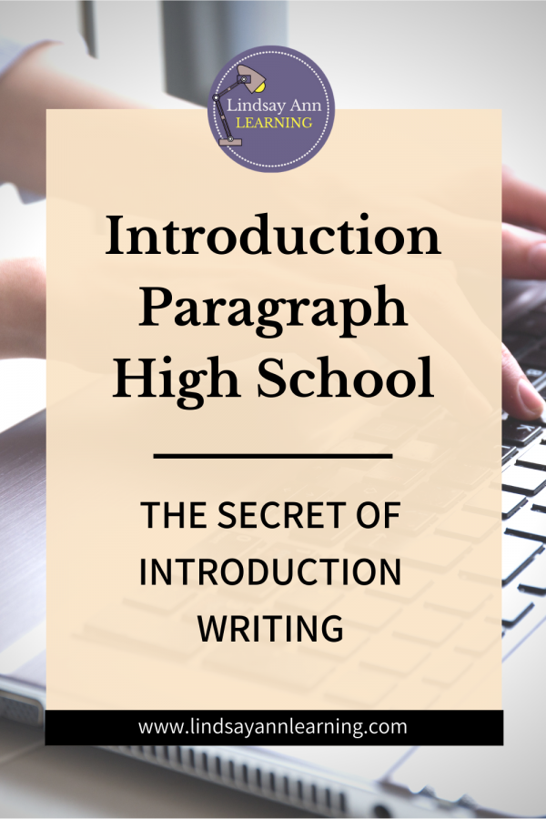 The Secret of Introduction Writing - Lindsay Ann Learning