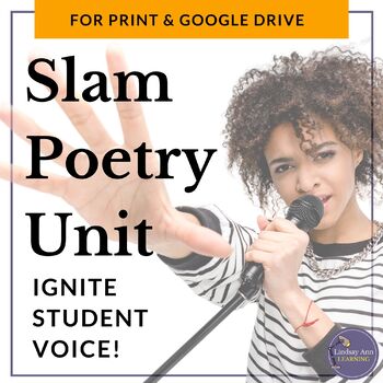 Slam Poetry Unit Plan, Activities Bundle