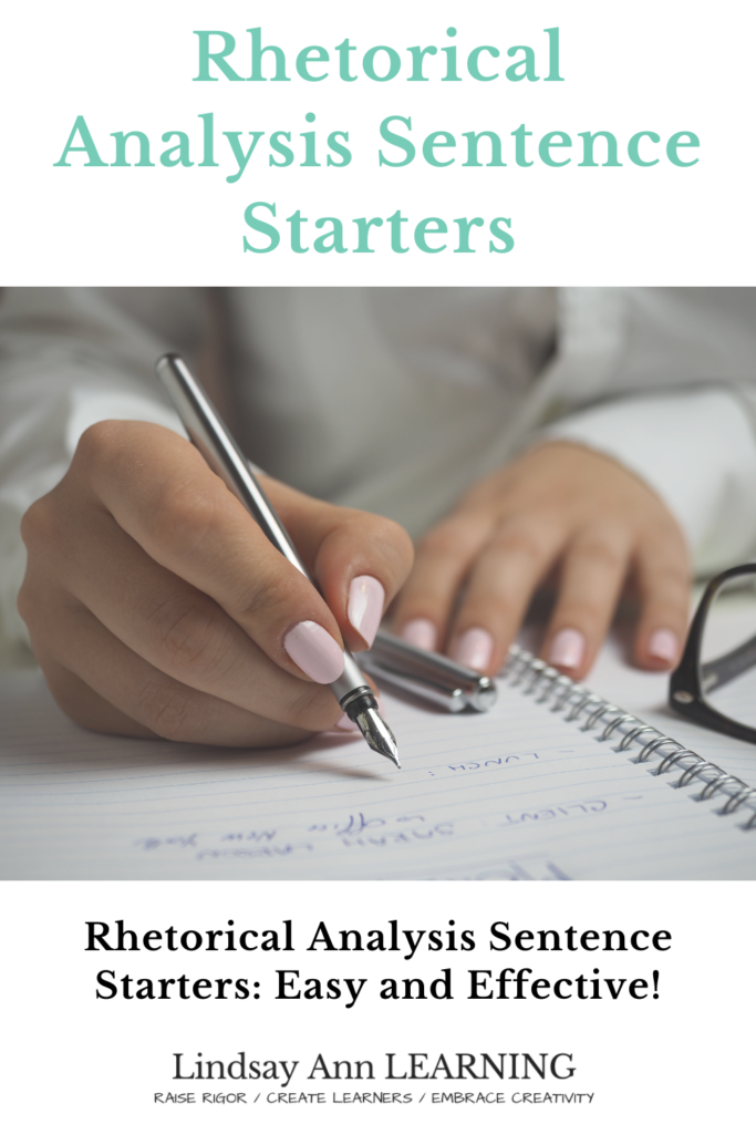 sentence frames for a thesis