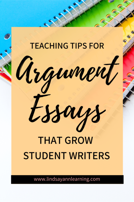 how to right an argumentative essay about